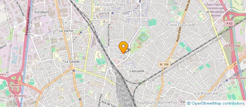 localisation de l'entreprise MONSIEUR YANIS LALILECHE  TOULOUSE