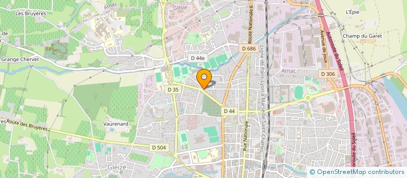 localisation de l'entreprise MONSIEUR YANIS LAMRAOUI  VILLEFRANCHE-SUR-SAONE