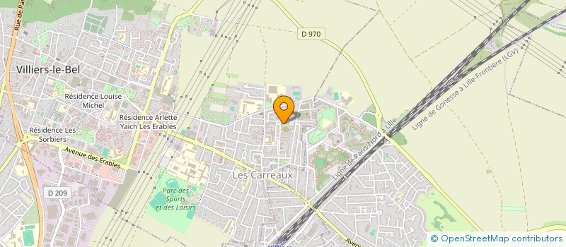 localisation de l'entreprise MONSIEUR YANIS LAROUI  VILLIERS-LE-BEL
