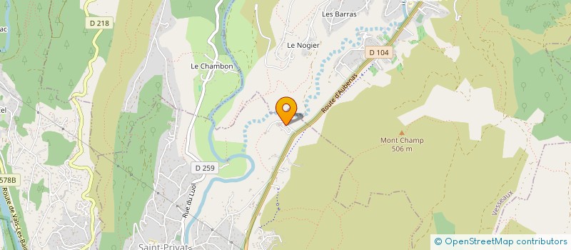 localisation de l'entreprise MONSIEUR YANIS LEBRAZI MORENO  SAINT-PRIVAT