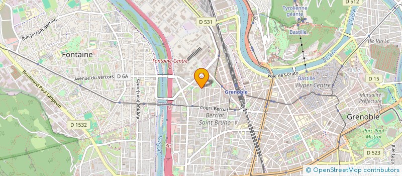 localisation de l'entreprise MONSIEUR YANIS LEFRANCOIS  GRENOBLE