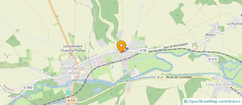 localisation de l'entreprise MONSIEUR YANIS LEGRAIN  CRAIN