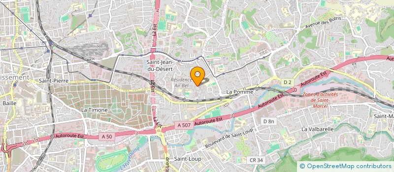 localisation de l'entreprise MONSIEUR YANIS MAATALLAH  MARSEILLE