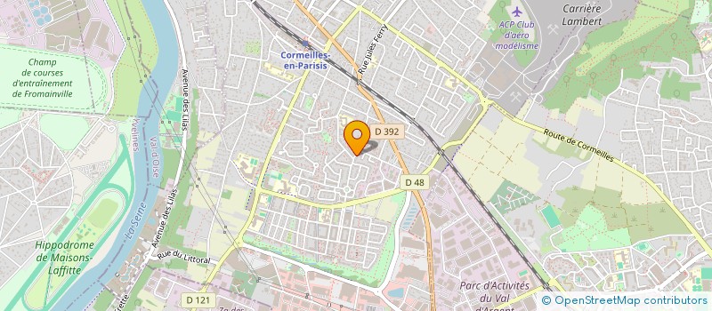 localisation de l'entreprise MONSIEUR YANIS MAHMOUD  CORMEILLES-EN-PARISIS