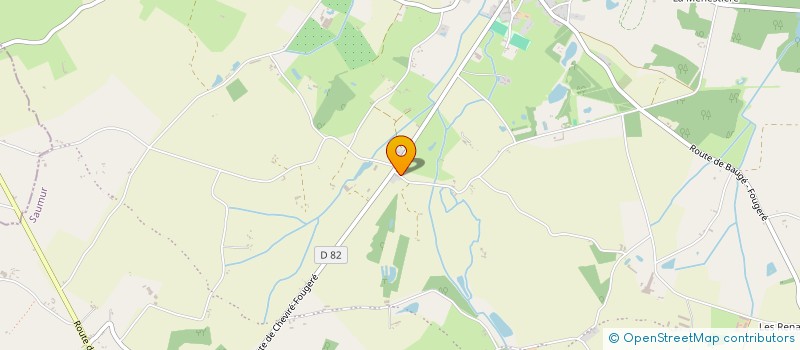 localisation de l'entreprise MONSIEUR YANIS MAIGROT  BAUGE-EN-ANJOU