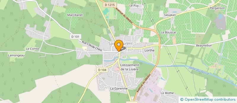 localisation de l'entreprise MONSIEUR YANIS MANO  SAINT-LAURENT-MEDOC