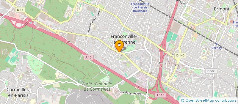 localisation de l'entreprise MONSIEUR YANIS MARTEAU  FRANCONVILLE