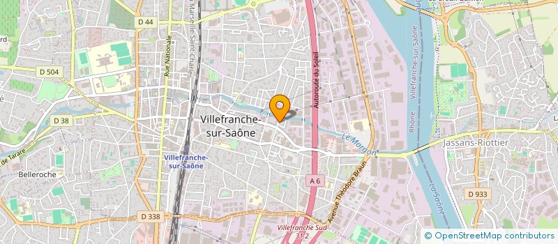 localisation de l'entreprise MONSIEUR YANIS MARTIN à VILLEFRANCHE-SUR-SAONE