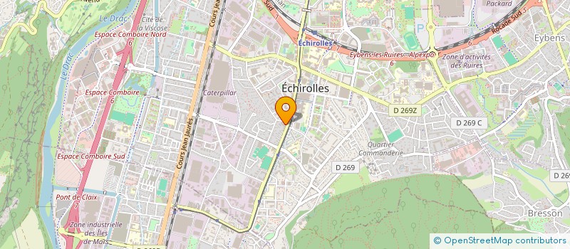 localisation de l'entreprise MONSIEUR YANIS MAURICE-LAFFORGE  ECHIROLLES
