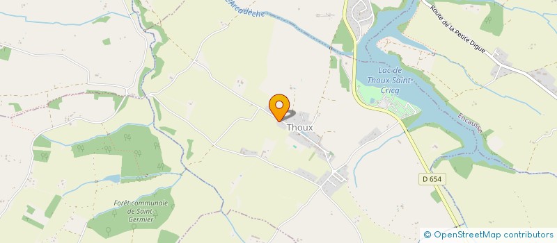 localisation de l'entreprise MONSIEUR YANIS MBINA IVEGA  THOUX