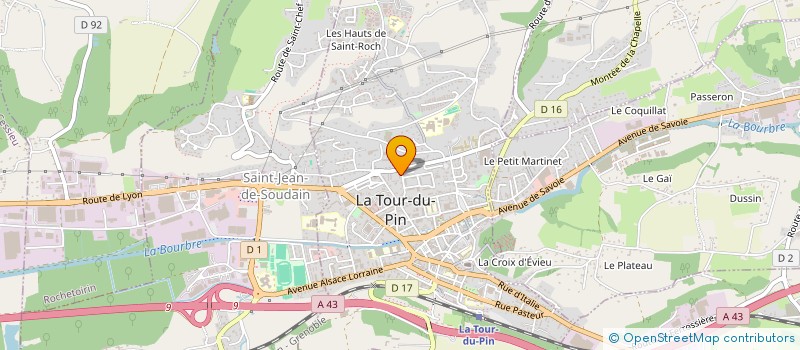 localisation de l'entreprise MONSIEUR YANIS MEHADDEB  LA TOUR-DU-PIN