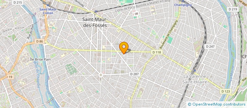 localisation de l'entreprise MONSIEUR YANIS MELLOULI  SAINT-MAUR-DES-FOSSES