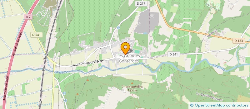 localisation de l'entreprise MONSIEUR YANIS MERABET  LES GRANGES-GONTARDES