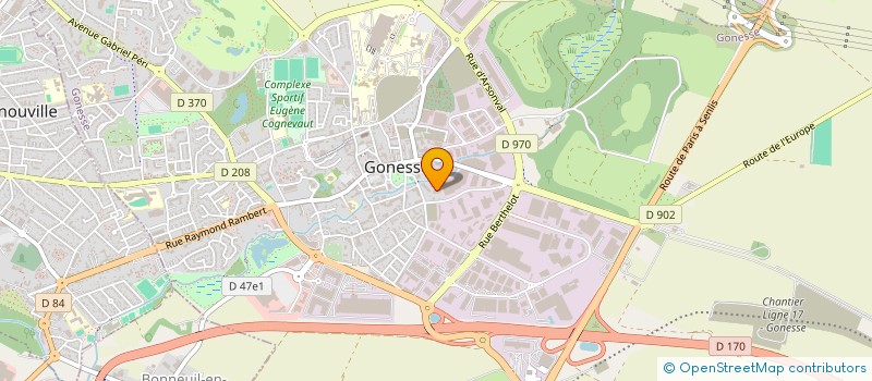 localisation de l'entreprise MONSIEUR YANIS MERAH  GONESSE