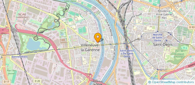 localisation de l'entreprise MONSIEUR YANIS MERIEM à GENNEVILLIERS