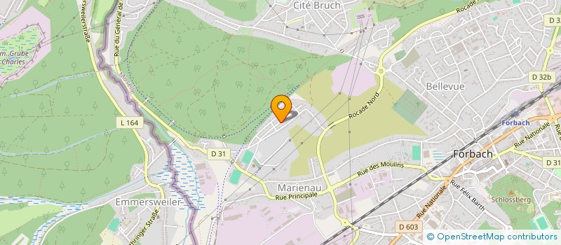 localisation de l'entreprise MONSIEUR YANIS MESNARD  FORBACH