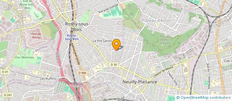 localisation de l'entreprise MONSIEUR YANIS MILOUDI à ROSNY-SOUS-BOIS
