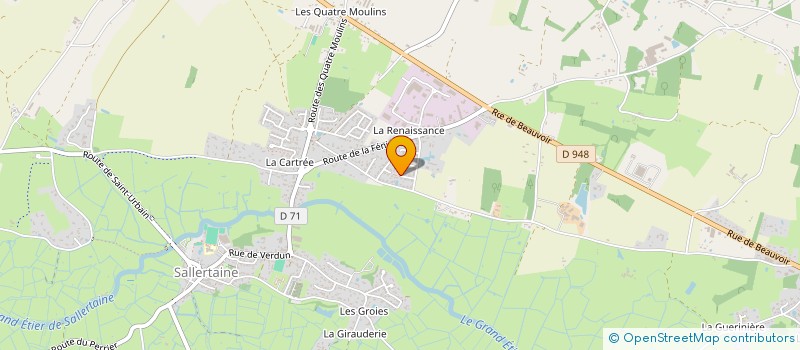localisation de l'entreprise MONSIEUR YANIS MOLLIERE à SALLERTAINE