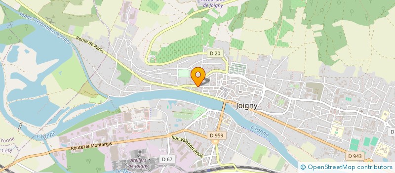 localisation de l'entreprise MONSIEUR YANIS MOUBTAKIR  JOIGNY