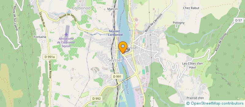 localisation de l'entreprise MONSIEUR YANIS MOUHLI  SEYSSEL