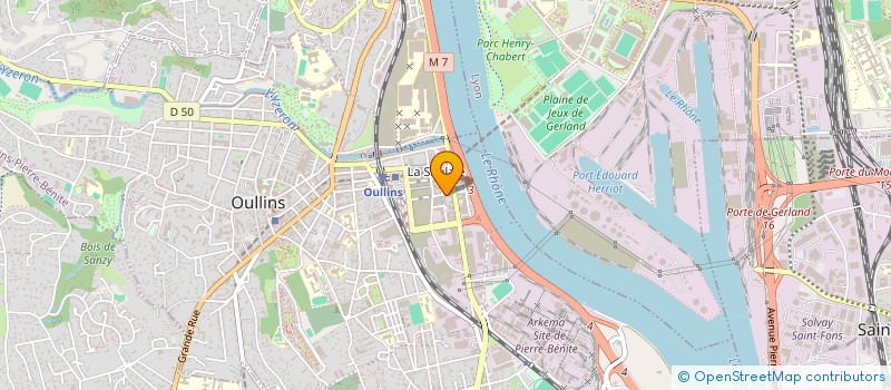 localisation de l'entreprise MONSIEUR YANIS MOUTAOUALLI  OULLINS-PIERRE-BENITE