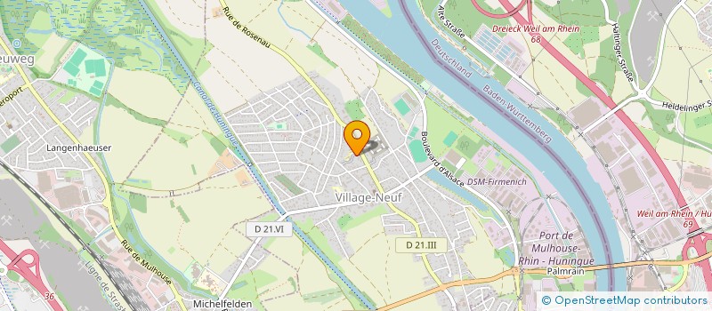 localisation de l'entreprise MONSIEUR YANIS MULLER  VILLAGE-NEUF