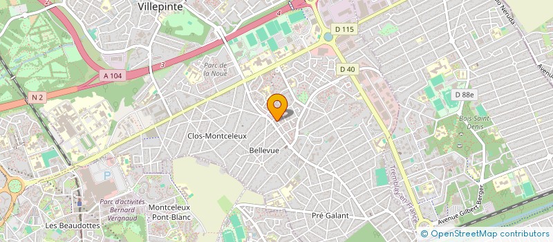localisation de l'entreprise MONSIEUR YANIS NAIT DJOUDI à VILLEPINTE