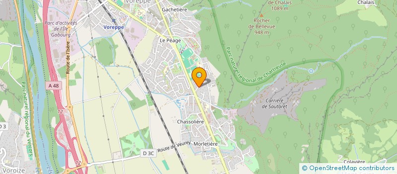 localisation de l'entreprise MONSIEUR YANIS NOOMANE  VOREPPE