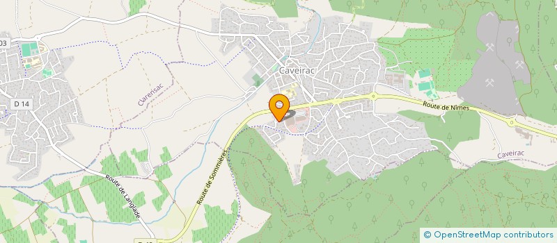 localisation de l'entreprise MONSIEUR YANIS NOURI  CAVEIRAC