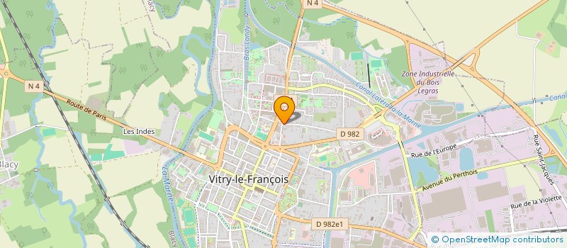 localisation de l'entreprise MONSIEUR YANIS OTTO à VITRY-LE-FRANCOIS
