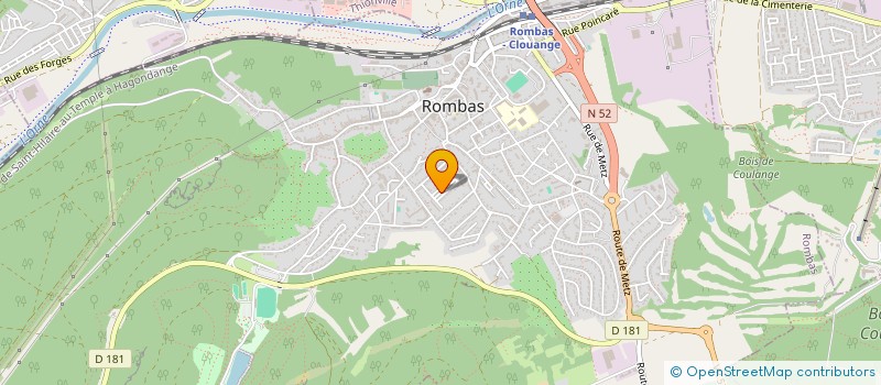 localisation de l'entreprise MONSIEUR YANIS OUBELAID à ROMBAS