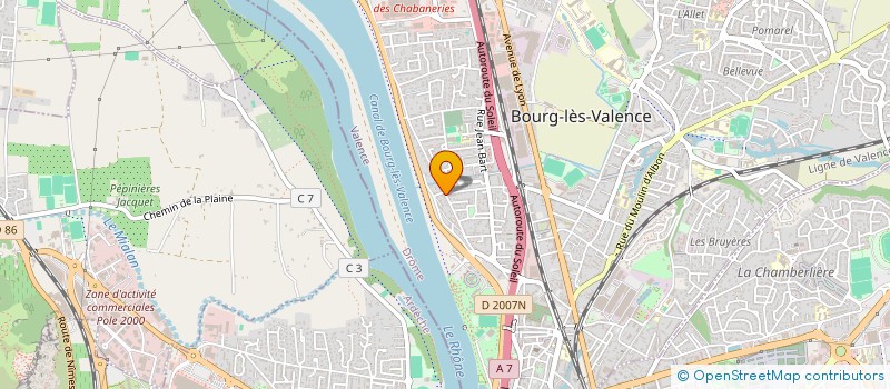 localisation de l'entreprise MONSIEUR YANIS OUECHTATI à BOURG-LES-VALENCE