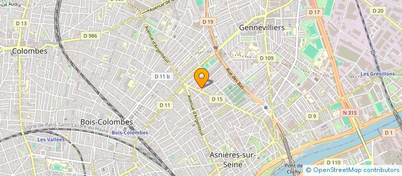localisation de l'entreprise MONSIEUR YANIS OUKACI à ASNIERES-SUR-SEINE