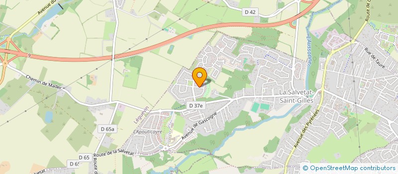 localisation de l'entreprise MONSIEUR YANIS OUKHAI  LA SALVETAT-SAINT-GILLES