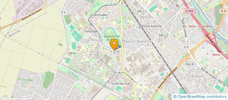 localisation de l'entreprise MONSIEUR YANIS OUZEGHALA  REIMS