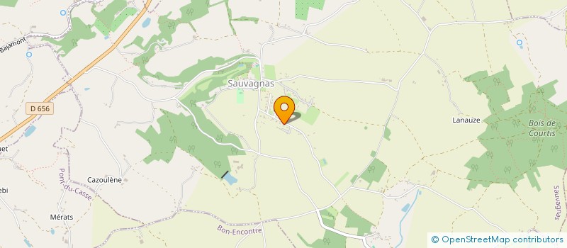 localisation de l'entreprise MONSIEUR YANIS PEREIRA  BON-ENCONTRE