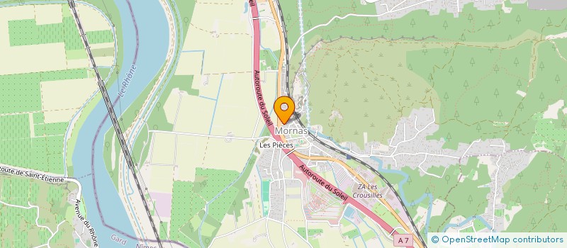 localisation de l'entreprise MONSIEUR YANIS POINTUT  MORNAS