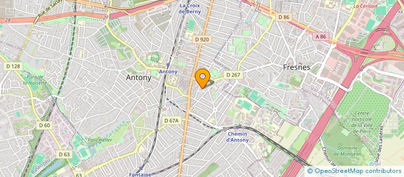 localisation de l'entreprise MONSIEUR YANIS PRONOST à ANTONY