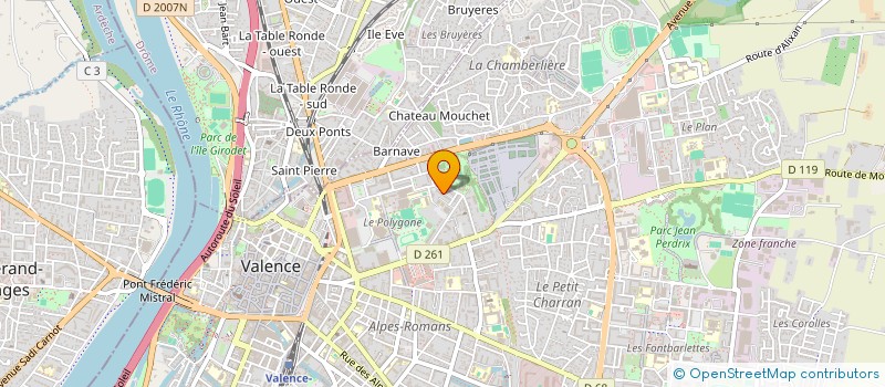 localisation de l'entreprise MONSIEUR YANIS RAHLI  VALENCE