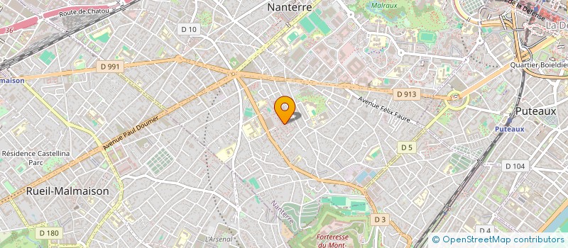 localisation de l'entreprise MONSIEUR YANIS RAMTANI  NANTERRE