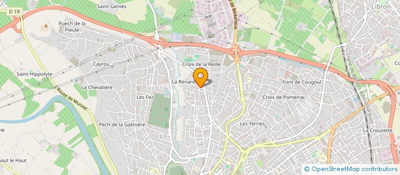 localisation de l'entreprise MONSIEUR YANIS REILLES  BEZIERS