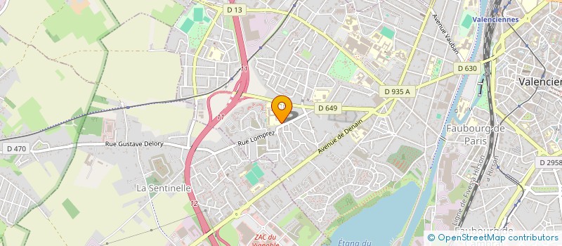 localisation de l'entreprise MONSIEUR YANIS RICHER  VALENCIENNES