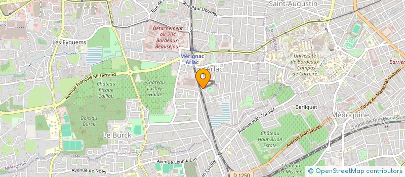 localisation de l'entreprise MONSIEUR YANIS RIQUELME  MERIGNAC