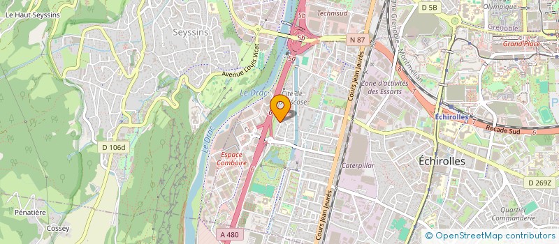 localisation de l'entreprise MONSIEUR YANIS RIVIERE  ECHIROLLES