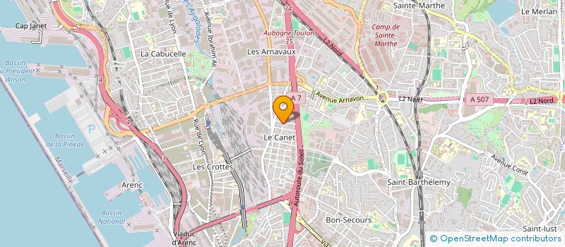 localisation de l'entreprise MONSIEUR YANIS ROCHDI à MARSEILLE