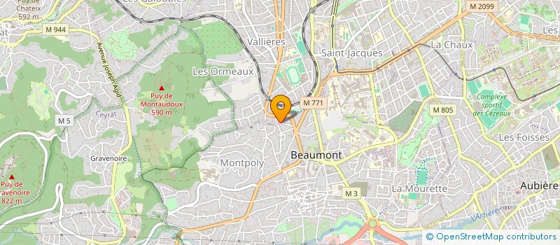 localisation de l'entreprise MONSIEUR YANIS ROUDAIRE  CLERMONT-FERRAND