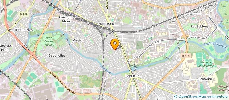 localisation de l'entreprise MONSIEUR YANIS ROYER  LE MANS