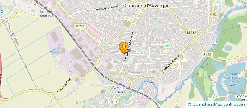 localisation de l'entreprise MONSIEUR YANIS SAADI  COURNON-D'AUVERGNE