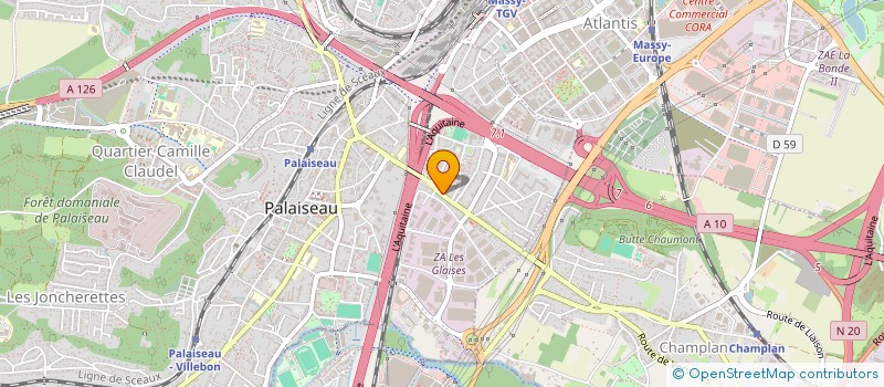 localisation de l'entreprise MONSIEUR YANIS SAFAR  PALAISEAU