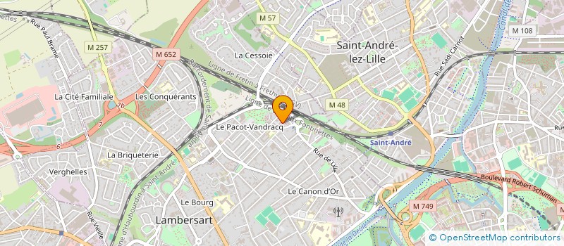 localisation de l'entreprise MONSIEUR YANIS SAHRAOUI à LAMBERSART